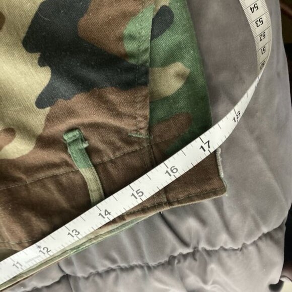 US military Woodland BDU warm weather Med Lng NOTE : lower cargo pockets removed - Picture 10 of 14